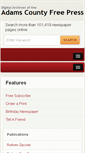 Mobile Screenshot of adamscountyia.newspaperarchive.com