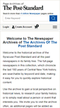 Mobile Screenshot of poststandard.newspaperarchive.com