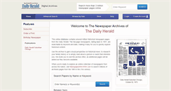 Desktop Screenshot of dailyherald.newspaperarchive.com