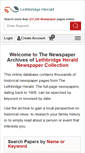 Mobile Screenshot of lethbridgeherald.newspaperarchive.com