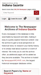 Mobile Screenshot of indianagazette.newspaperarchive.com