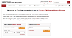 Desktop Screenshot of eodls.newspaperarchive.com