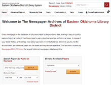 Tablet Screenshot of eodls.newspaperarchive.com