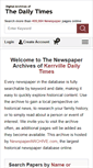 Mobile Screenshot of kerrvilledailytimes.newspaperarchive.com