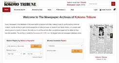 Desktop Screenshot of kokomo.newspaperarchive.com